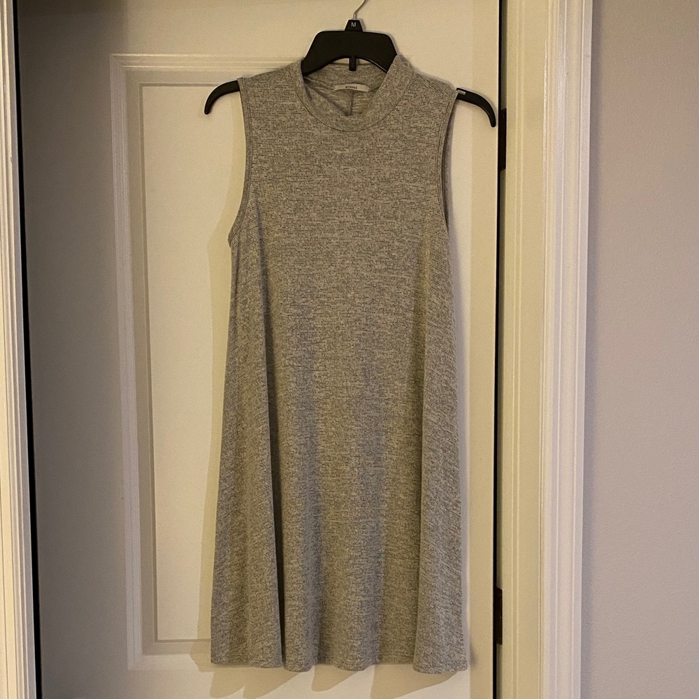 Acemi Heather Gray Sleeveless Mini Dress